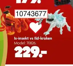 BR Leker Is-insekt vs Ild-kraken tilbud