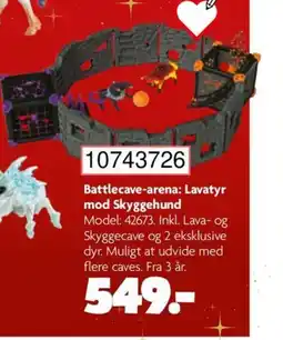 BR Leker Battlecave-arena: Lavatyr mod Skyggehund tilbud