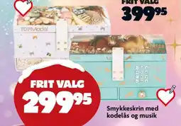 BR Leker Smykkeskrin med kodelås og musik tilbud
