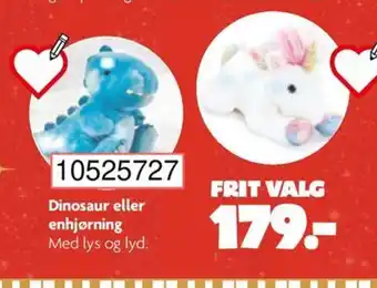 BR Leker Dinosaur eller enhjørning tilbud