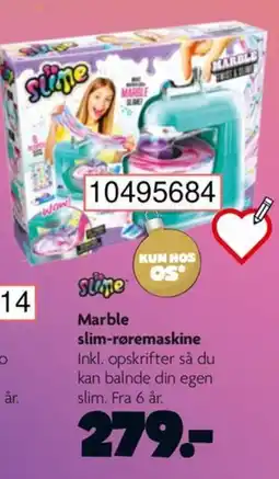 BR Leker Marble slim-røremaskine Inkl. opskrifter så du kan balnde din egen slim. Fra 6 år. tilbud
