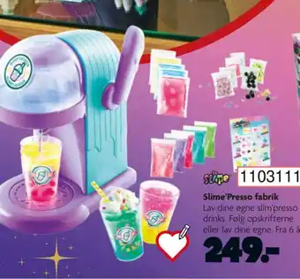 BR Leker Slime Presso fabrik tilbud