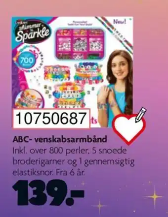 BR Leker Abc- venskabsarmbånd tilbud