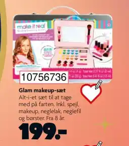 BR Leker Glam makeup-sæt tilbud