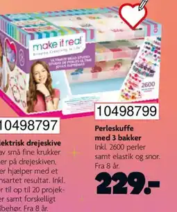 BR Leker Perleskuffe med 3 bakker tilbud
