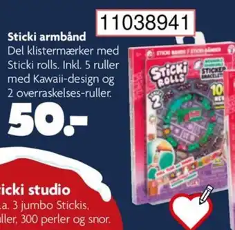 BR Leker Sticki armbånd tilbud