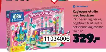 BR Leker Clementoni Kuglepens-studio med bogstaver tilbud