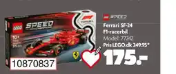 BR Leker LEGO SPEED Ferrari SF-24 F1-racerbil tilbud