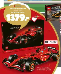 BR Leker LEGO TECHNIC Ferrari SF-24 F1-bil tilbud