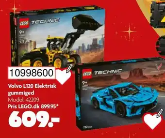 BR Leker Volvo L120 Elektrisk gummiged tilbud