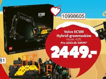 BR Leker Volvo EC500 Hybrid-gravemaskine tilbud