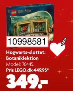 BR Leker Hogwarts-slottet: Botaniklektion Model: 76445. tilbud