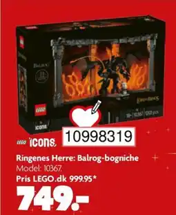 BR Leker LEGO icons Ringenes Herre: Balrog-bogniche Model: 10367. tilbud