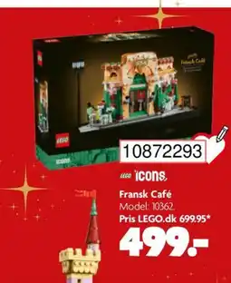 BR Leker LEGO icons Fransk Café Model: 10362. tilbud