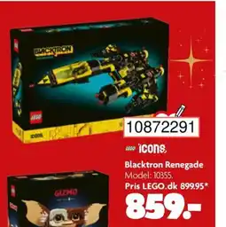 BR Leker LEGO icons Blacktron Renegade Model: 10355. tilbud