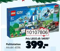 BR Leker ROAD PLATES Politistation Model: 60316. tilbud