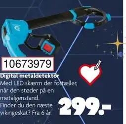 BR Leker Digital metaldetektor tilbud