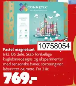 BR Leker Pastel magnetsæt tilbud