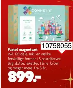 BR Leker Pastel magnetsæt tilbud