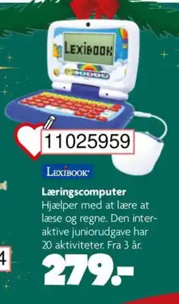 BR Leker LEXIBOOK Læringscomputer tilbud