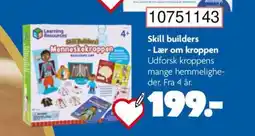 BR Leker Skill builders - Lær om kroppen tilbud