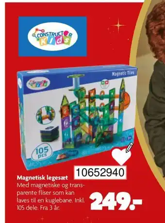 BR Leker Magnetisk legesæt tilbud