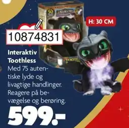 BR Leker Interaktiv Toothless tilbud