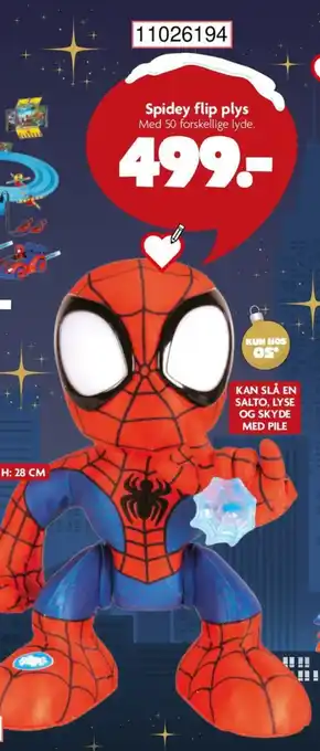 BR Leker Spidey flip plys tilbud