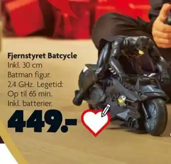BR Leker Fjernstyret Batcycle tilbud
