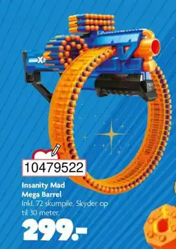 BR Leker Insanity Mad Mega Barrel tilbud
