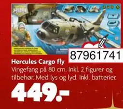 BR Leker Hercules Cargo fly tilbud