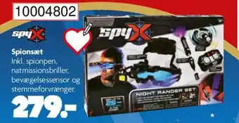 BR Leker Spy spionsæt tilbud