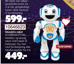 BR Leker Interaktiv robot tilbud