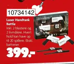 BR Leker Laser Handtank Battle tilbud