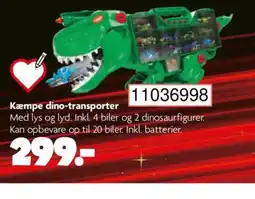 BR Leker Kæmpe dino-transporter tilbud