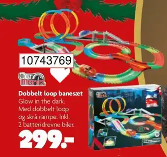BR Leker Car Mania Dobbelt loop banesæt tilbud