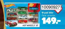 BR Leker HOT WHEELS 10-pak biler tilbud