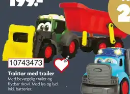 BR Leker Traktor med trailer Med tilbud