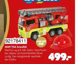 BR Leker MAN TGA brandbil tilbud