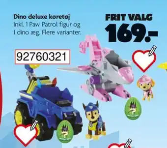 BR Leker Dino deluxe køretøj tilbud