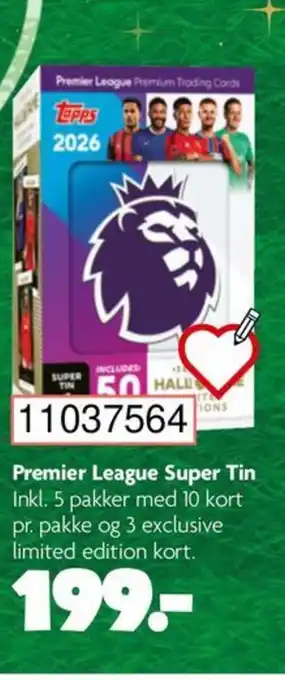 BR Leker Premier League Super Tin tilbud