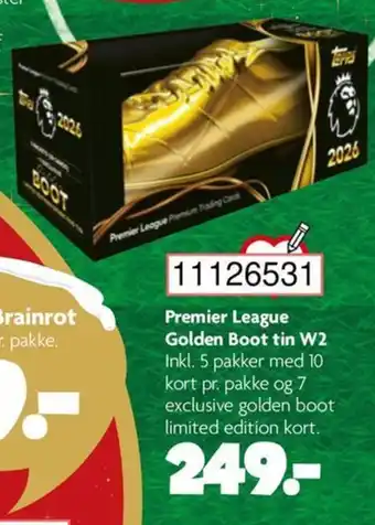 BR Leker Premier League Golden Boot tin W2 tilbud