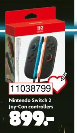 BR Leker Nintendo Switch 2 Joy-Con controllers tilbud