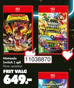 BR Leker Nintendo Switch 2 spil tilbud