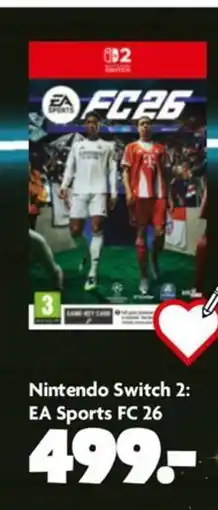 BR Leker Nintendo Switch 2: EA Sports FC 26 tilbud
