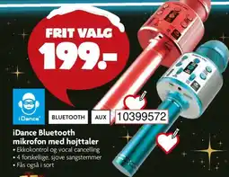 BR Leker iDance Bluetooth mikrofon med højttaler tilbud
