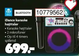 BR Leker iDance karaoke højttaler tilbud