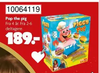 BR Leker Pop the pig tilbud