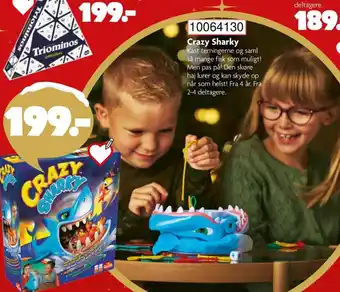 BR Leker Crazy Sharky tilbud