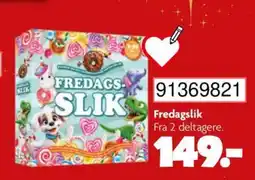 BR Leker Fredagslik tilbud